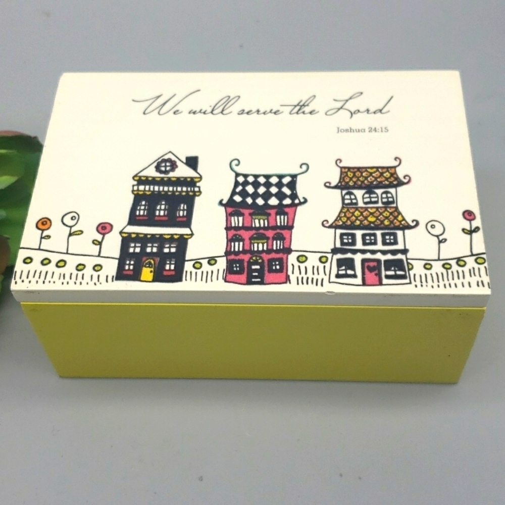 Scripture keepsake or jewelry box